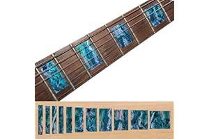 INLAYSTICKERS Inlay Sticker - Pennarelli per chitarra e basso - LP/SG Blocks - Abalone Blue, F-005BL-BL