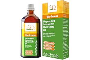 ‎LIVQ livQ Bio-Essenz pur - Fermentiertes Naturkonzentrat I Fruchtig-saurer Geschmack mit 31 Zutaten I Mit Milchsäurebakterien I Erfrischendes Probiotika I 250ml