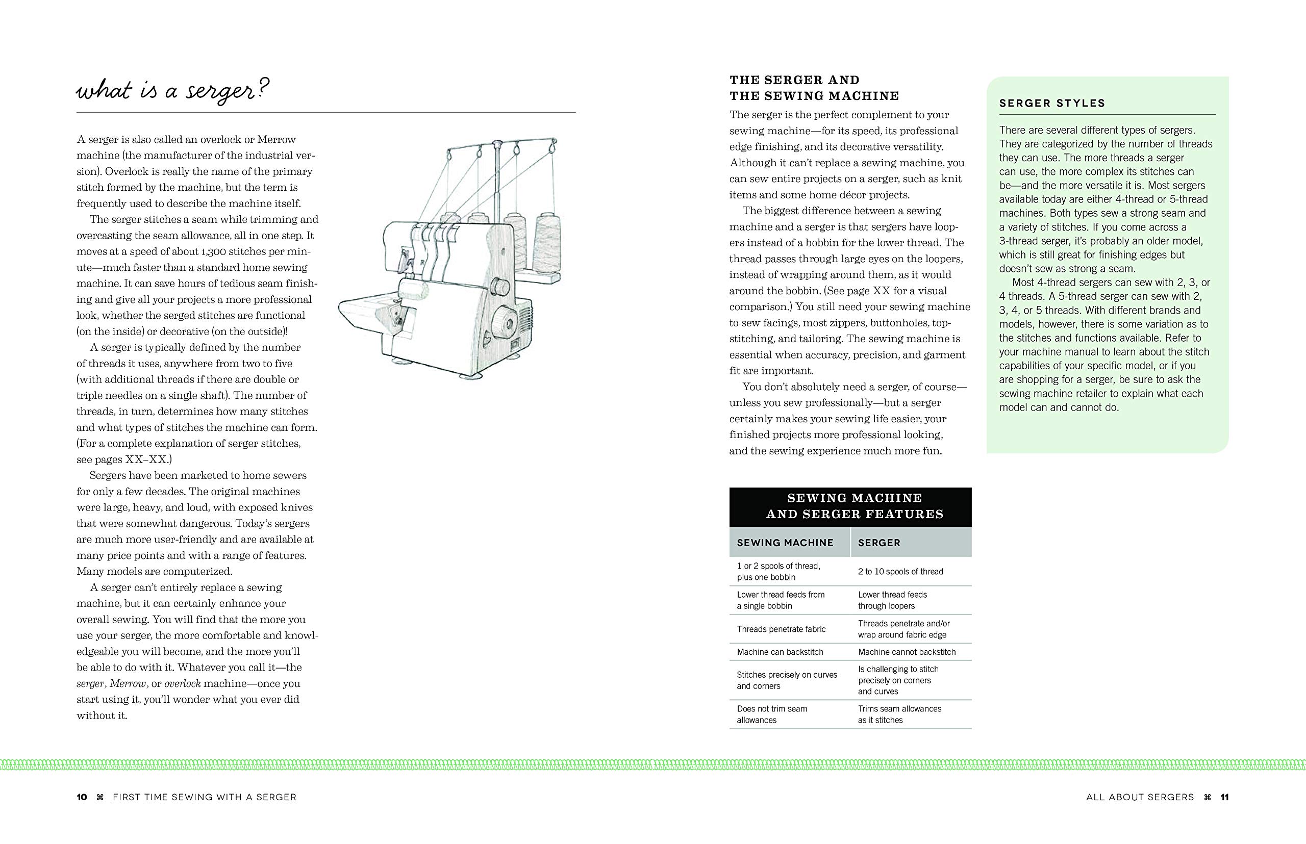 First Time Sewing with a Serger: The Absolute Beginner's Guide--Learn By Doing * Step-by-Step Basics + 9 Projects: Volume 8 (First Time, 8) - Image 7