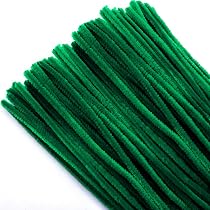 100 Scotto Natalizi Glitterati Verde – Pulitubi In Ciniglia 30 Cm Per Decorazioni Fai Da Te, Lavoretti E Addobbi Albero Di Natale