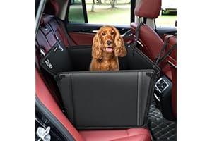 KYG Siège Auto pour Chien,Imperméable Antidérapant Panier Chien Voiture, Résistant Transport Pet Voiture, Siège Renforcé pour Chiens de Taille Moyenne et Grande