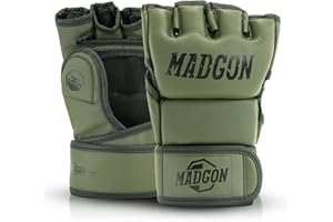 ‎MADGON MADGON Premium MMA Handschuhe für Kampfsport, Grappling, Sparring, Krav MAGA, Muay Thai, Boxsack, Pratzen für Männer und Frauen