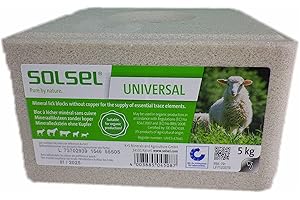 Solsel Leckstein ohne Kupfer 5 kg universal für Rinder Schafe Pferde Wild