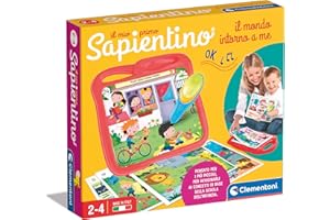 Clementoni - Il Mio Primo Sapientino, Il Mondo Intorno a Me, Banchetto Educativo 24 attività su Scuola dell'Infanzia e Penna Interattiva, Gioco Bambini 2-4 Anni, Made in Italy, Lingua Italiana, 16476