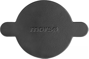 Morsø Smokeeper Smoke Lid for Morsø Forno Outdoor Oven, Cast Iron Smoke Hood, Scandinavian Design, Black