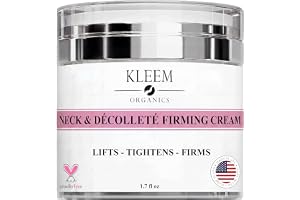 Kleem Hals Åtstramande Kräm för Slapp Hud - Anti-Åldrande Halskräm med Retinol & Pantenol - Kräm för Hals & Dekolletage som F