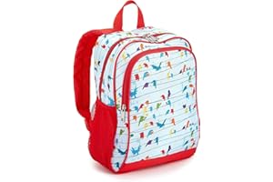 NUPRO Rucksack für Kinder, exklusives Amazon-Produkt, Vogel-Design (kompatibel mit Fire 7 und Fire 8 Kids-Tablets sowie Kindle Kids)