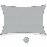 SUNNY GUARD Tenda a Vela Rettangolare 2x4m Impermeabile,Vela ombreggiante parasole Protezione Raggi UV per Giardino Esterno t