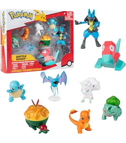 Pokemon Battle Figure Multipack (8PK: Litten, Popplio
