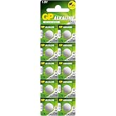 GP Batteries GPA76 Lr44 D&uuml;ğme Pil, 1.5 volts, Gri