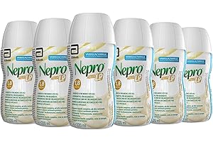 Abbott Nutrition Abbott Nepro LP Alimento ad Alta Densità Calorica e Ridotto Contenuto Proteico Formato Bevanda, Confezione 6 x 220 ml, Gusto Vaniglia