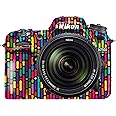 WRAPTURE. Premium DSLR Camera Scratchproof Protective Skin for Nikon D7500 - No Residue Removal, Bubble Free, Scratch Resistant, Stretchable, HD Quality Printed - HDCS-Nikon-D7500 (Design 16)