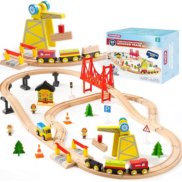10 Adaptateurs Pont GXGM Orange - Compatible Rails Bois Brio Et Duplo - 4x3.2x1.9cm