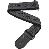 Planet Waves 50F04 Gewebegurt Nylongewebe Dark Side Collection Barbed