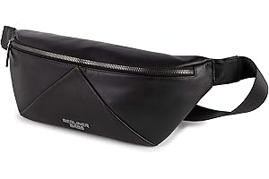 Berliner Bags Feline Premium saszetka biodrowa ze skóry, Fanny Pack dla kobiet i mężczyzn - czarna, czarny, XL