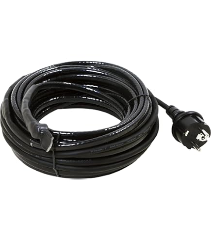 as - Schwabe 67010 Verwarmingskabel met Thermostaat, IP44, 230 V, 50/60 Hz, Kabellengte Van 2 meter, Zwart as - Schwabe 67010 Verwarmingskabel met Thermostaat, IP44, 230 V, 50/60 Hz, Kabellengte Van 2 meter, Zwart