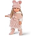 Llorens LL53525 Elena Doll with Blonde Hair and Blue Eyes, Fashion Doll with Soft Body, Includes Trendy Outfit, 35 cm