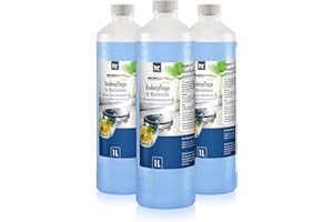 HÖFER CHEMIE Microactiv® Nettoyant Sol Concentré 3 x 1 L pour Robots Laveurs – Séchage Rapide, Antidérapant, Idéal pour Tous Types de Sols