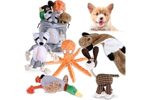 CITAMAMA Jouets Couinants pour Chien, Lot de 5 Jouet Peluche pour Chiens Interactifs Chiens Jouets à Mâcher pour Chiens de Petite Taille