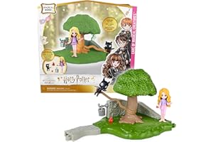 HARRY POTTER - PLAYSET COURS DE SOINS AUX CRÉATURES MAGIQUES WIZARDING WORLD - Coffret Magique Avec 1 Figurine Articulée Luna Lovegood et Accessoires - 6061845 - Jouet Enfant 5 ans et +