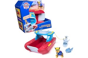Paw Patrol Sea Patroller Vhicle | Mobil cockpit, jord- och havsläge, Sea Patroller tång, utrymme för ett fordon