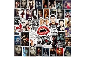 NEULEBEN 50 pegatinas clásicas de TV Movie Show Stickers, Graffiti Impermeables para Coche, Portátil, Monopatín, Bicicleta, Adecuado para Adultos y Adolescentes