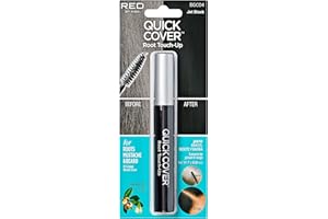 Kiss Quick Cover Gray Hair Touch Up Brush #50260 BGC04 Jet Black 0.25oz
