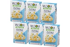 Valsoia, Condisoia Panna, Panna da Cucina ideale per Intolleranti al Lattosio, Vegani e Vegetariani, Versatile in Cucina, 6 x 200 g