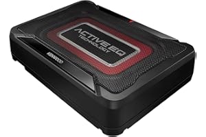 Kenwood KSC-PSW7EQ Subwoofer amplifié Compact Puissance 160W Max avec Technologie Active EQ Noir