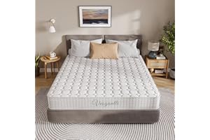 Vesgantti Tight Top Matelas 120x200cm,Épaisseur 24cm,Original Matelas,Technologie Hybrid,Ressorts Ensachés Indépendant en Mousse à Mémoire de Forme,Multicouches Extra Confort 7 Zones,Oeko-tex