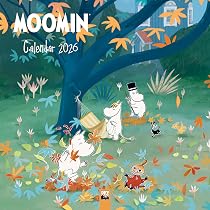 Moomin 2026 Desk Calendar - Monthly Planner, Wire-O Bound, Multilingual, Official Merchandise