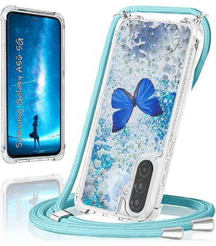 Handyhülle Mit Kette Für Xiaomi Mi 11T / 11T Pro – Glitzer-Treibsand, TPU, 1,35 M Band, Bewegliches Design