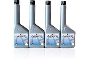 CleanSpark BF Additivo per Benzina per Motori Bi-Fuel (Benzina/metano e Benzina/GPL) 500 ML - 4 flaconi da 125 ml