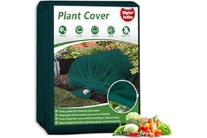 QTUN Garden Fleece Frost Protection Plant Covers 30gsm 3m x 10m Horticultural Fleece Reusable Non-Woven Winter Freeze Protection Summer Overheat Prevention and Insects Barrier for Vegetables Plants
