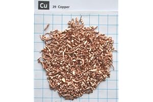 SNAUCKE ELEMENTS 80 Gram piezas de metal de cobre 99.92% - Elemento puro 29 Muestra - Envío gratis