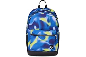 Seven Zaino Scuola Pro XXL Reversibile Detach The Double, Shadow Up, Blu Verde, 3 Zaini in 1, Doppio Scomparto Con Auricolari Wireless, Tasca Porta PC e Tasca Porta Borraccia, Zaino Medie Superiori