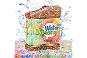 Onwon Perles d'eau,50000 Pièces Bille d'eau,Non Toxique et Biodégradable Perle d'eau,Perles de Gel Colorées pour Vase,Water Beads pour Remplissage de Vase, Mariage, DéCoration, Plantes et Maison