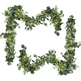 Artificial Eucalyptus Garlands with Green Leaves Garland | For Wedding Backdrop Decoration Table Runner Centerpiece Wedding T