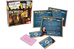 NORIS SPIELE Noris Espansione Escape Room 606101965 Da Vinci Telescopio Famiglie e Gioco da Tavolo per Adulti - Può essere giocato solo con il decoder Chrono a partire dai 16 anni, colorato