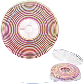 Elastic Thread for Bracelets - 1mm x 150m Strong Elastic Cord for Jewelry Making, Beading Thread for Crafts, Necklaces, Beadi