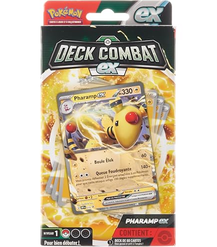 Pokémon : Deck de Combat - Baojian-ex ou Forgelina-ex (Modèle aléatoire) - Jeux de société - Jeux de Cartes - Cartes à Collectionner - A partir de 6 Ans - Version française | Votre wishlist sur