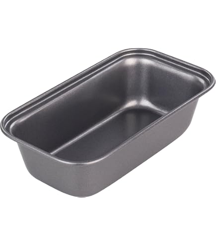 FAINCA 2 stuks rechthoekige vorm, anti-aanbaklaag voor brood van koolstofstaal, krasbestendig, voor het bakken van brood, cake, toast (15,6 x 8,6 x 4