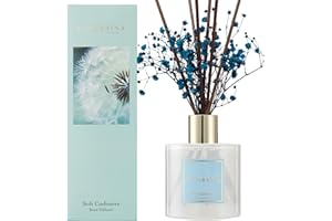 Cocorrína Reed Diffuser Sets - 200ml Soft Cashmere Diffuser with 8 Sticks Home Fragrance for Bedroom Bathroom Living Room, Home & Office Decor