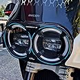 Resin Bike Motorcycle 3D Stickers Compatible with Ducati DesertX 2022. Headlight Protection from Bumps and Scratches. Resin Stickers - Gadget Moto Motorcycle Accessories