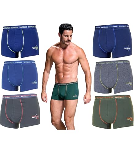 Set 6 Boxer Uomo Navigare In Cotone Bielastico - Comfort Giornaliero E Vestibilità Perfetta - Foto 7