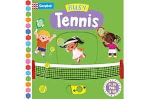 Busy Tennis: A Push, Pull, Slide Book (Campbell Busy Books, 58)