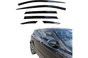 AUTO CLOVER Juego de deflectores de viento para Range Rover Evoque 2011-2018 (6 piezas)