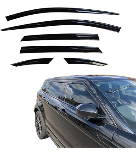 Deflettori Aria Deflettori Range Rover Evoque Antivento Per Range Rover Evoque 5 Porte - Colore Fume Antivento Anteriore Evoque Migliorare Aerazione Abitacolo