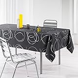 L'Harmonie Du Décor - 1721575, Tovaglia Rettangolare , 150 X 240 Cm , Bully , Poliestere Stampato Argento , Grigio