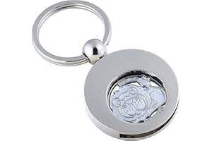 Jadani Hochwertiger Schlüsselanhänger mit EK-Chip Sternzeichen